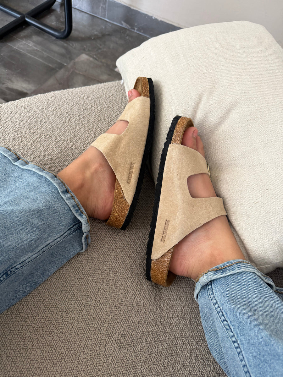 Sandalia birkenstock Beige