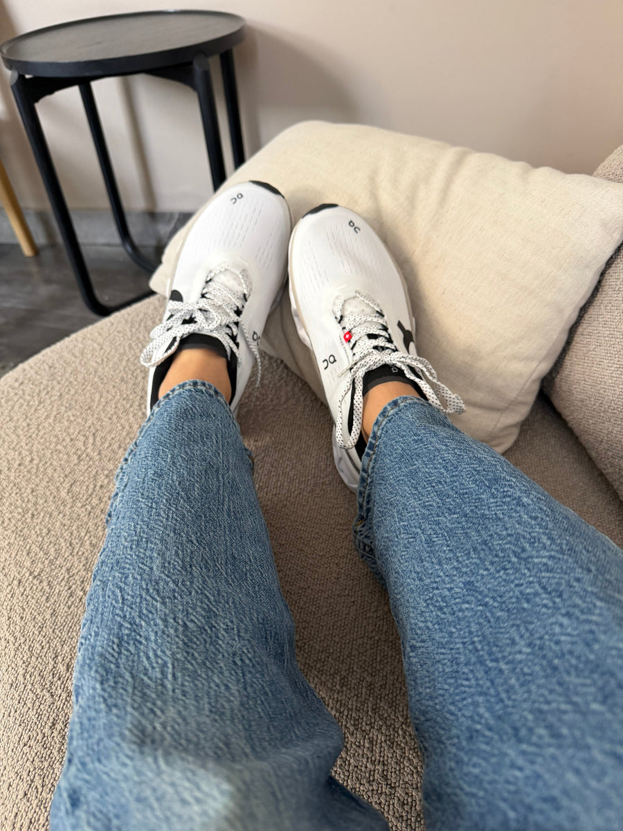 On Monster white grey