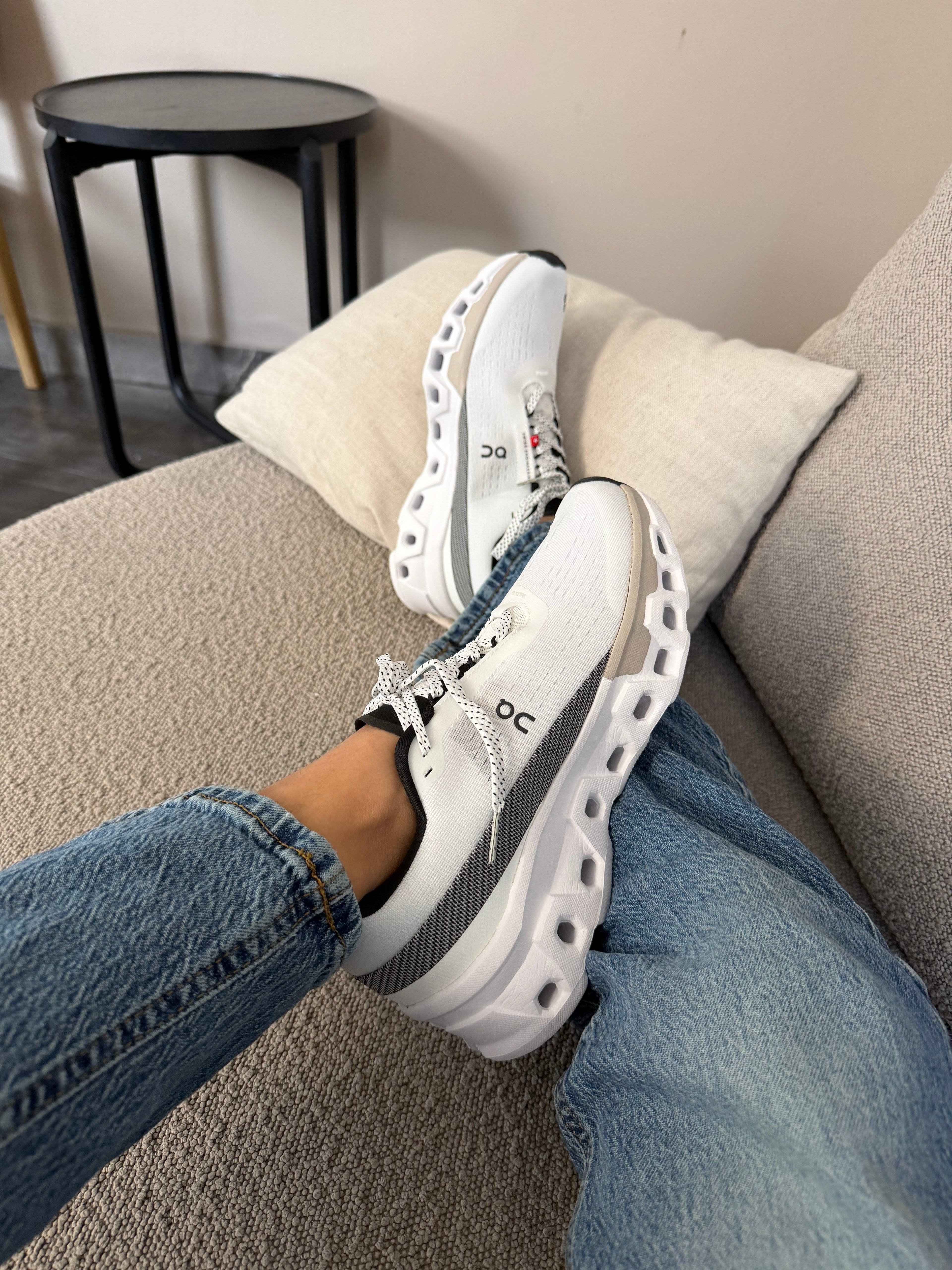 On Monster white grey