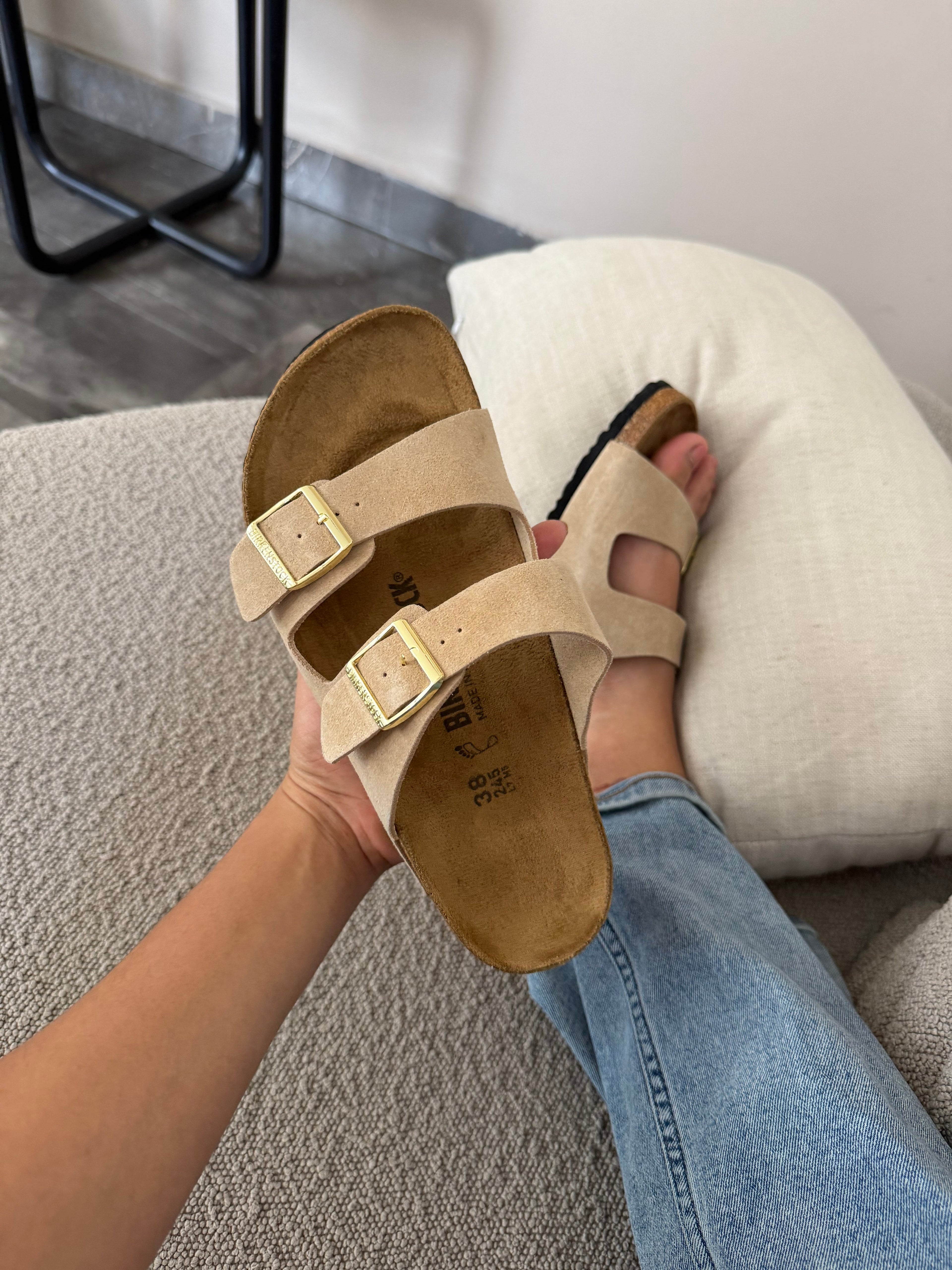 Sandalia birkenstock Beige